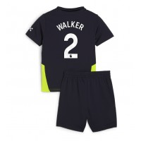 Manchester City Kyle Walker #2 Replica Away Minikit 2024-25 Short Sleeve (+ pants)